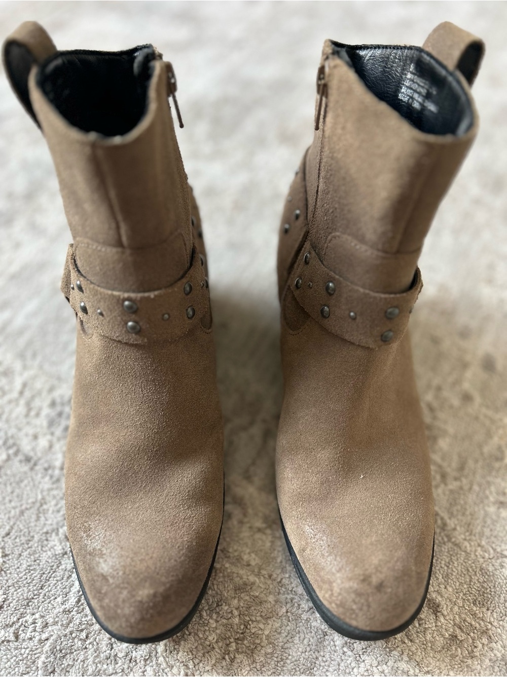 Korks by Kork Ease Women’s Cassandra Smoke Suede Distressed Ankle Boot Sz 6 Chic